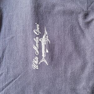 White Marlin Open vintage t-shirt. XL navy blue.